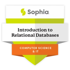 Introduction to Relational Databases (CS1011) badge