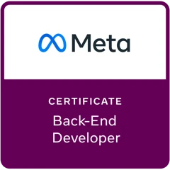 Meta Back-End Developer Professional Certificate(v.1) badge