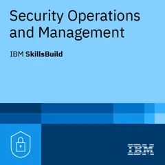 Security Operations and Management badge