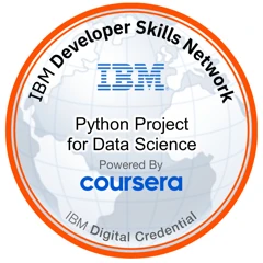 Python Project for Data Science badge