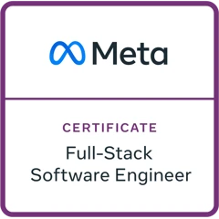 Meta Full-Stack Engineer Certificate badge